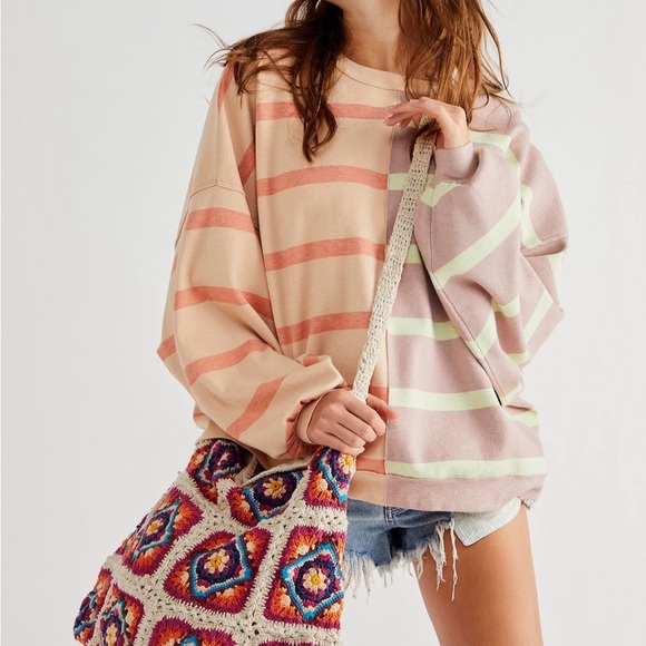 Free People Uptown Pullover XS Color Pastel Dreams Combo sold out - Picture 3 of 10
